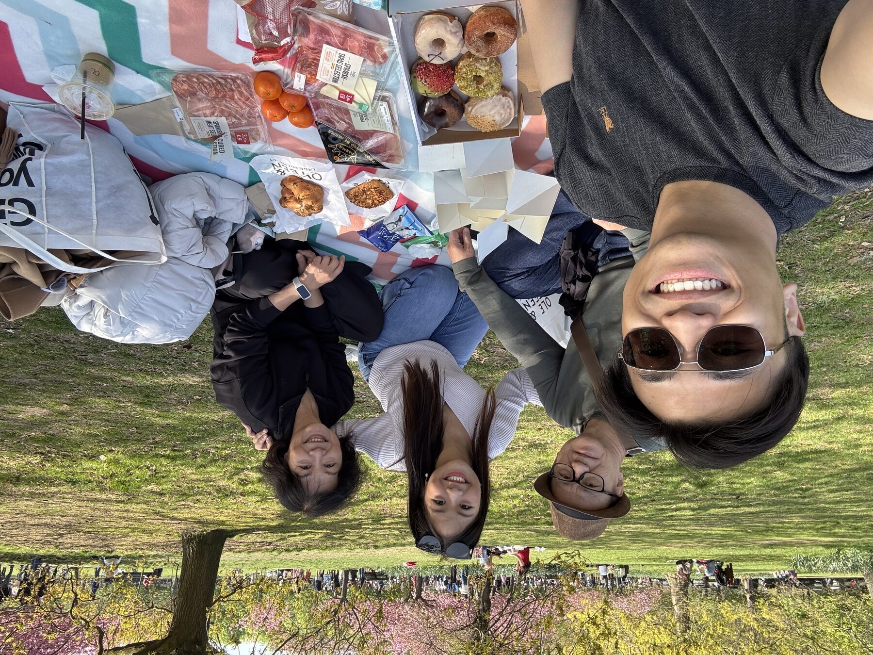 Cherry blossoms with friends